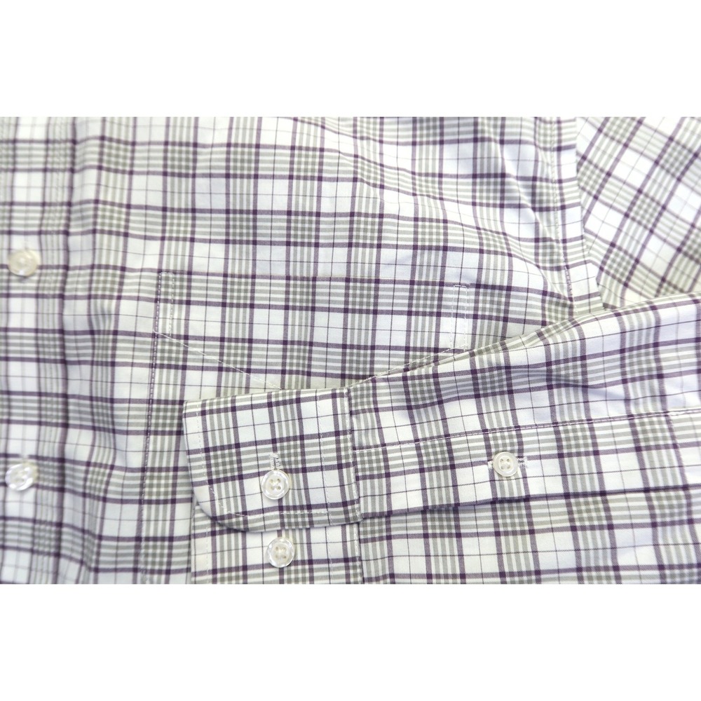 Lot of 2 Jos A Bank Traveler Traditional Fit Plaid Button Down Shirts Men's M - Picture 4 of 10